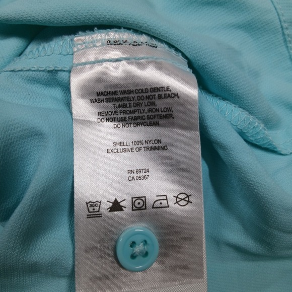 Columbia Omni-Shade Women's Long Sleeve Size L Light Blue UPF Sun Protection - Picture 6 of 9